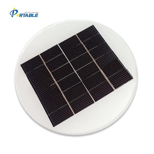 1.7W Monocrystalline Glass Solar Panel