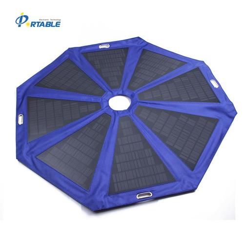 24W Foldable Solar Umbrella