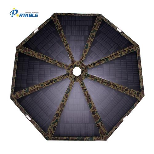 60W Foldable Solar Umbrella
